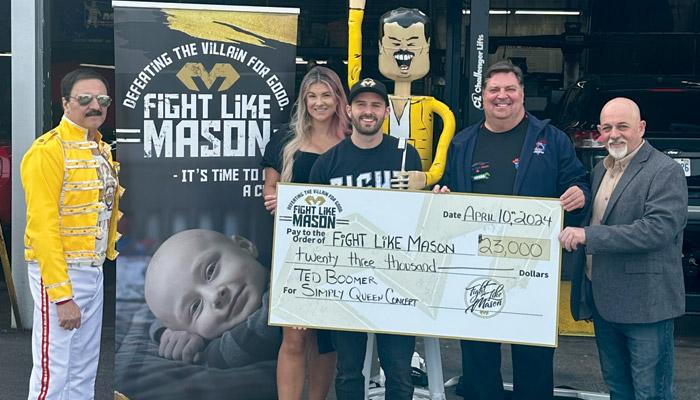 Fight Like Mason $23,000 Donation